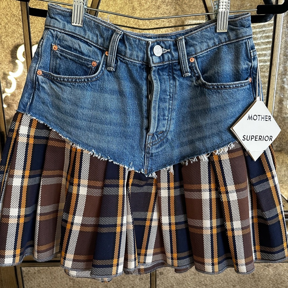 Mother Denim Superior mini skirt
